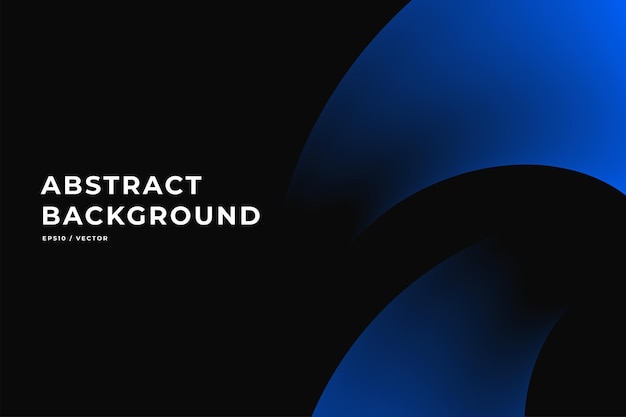 Abstract Background with Blue Shapes Landing Page Template