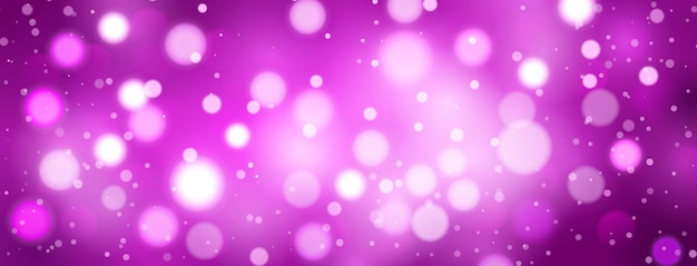 Vector abstract background with bokeh effect in purple colors