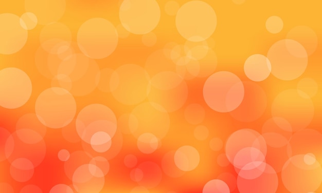 Abstract background with bokeh effects in orange colors abstract orange background abstract colorful background abstract background with bokeh vector illustration