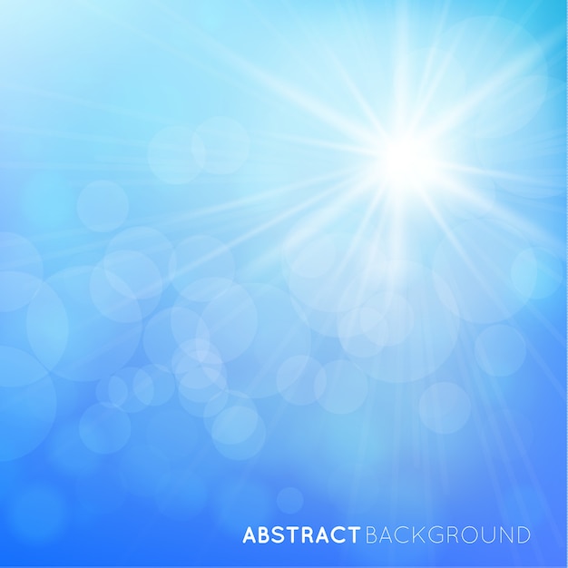 Vector abstract background with bright effects