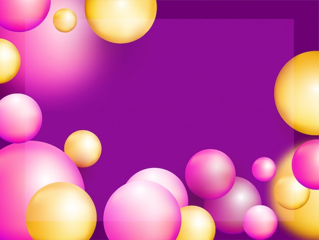 Abstract Background with bubbles