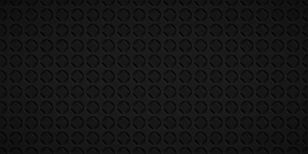 Abstract background with circle holes in black colors