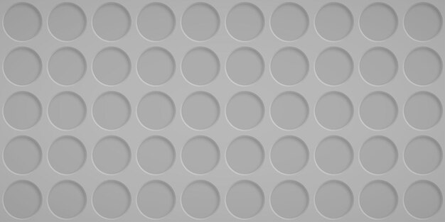 Abstract background with circle holes in gray colors