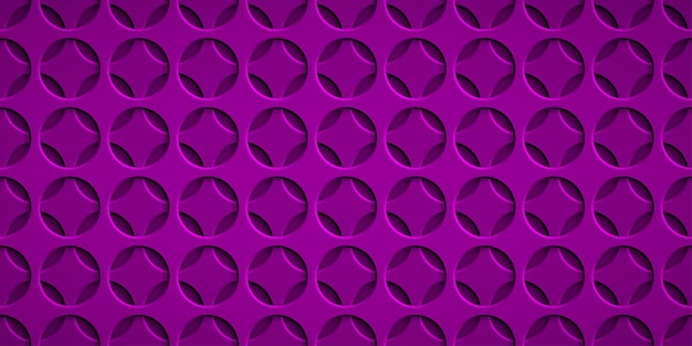 Абстрактный фон с круглыми отверстиями в фиолетовых тонах