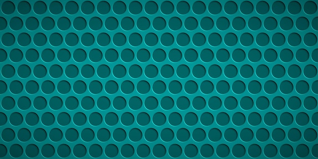 Abstract background with circle holes in light blue colors