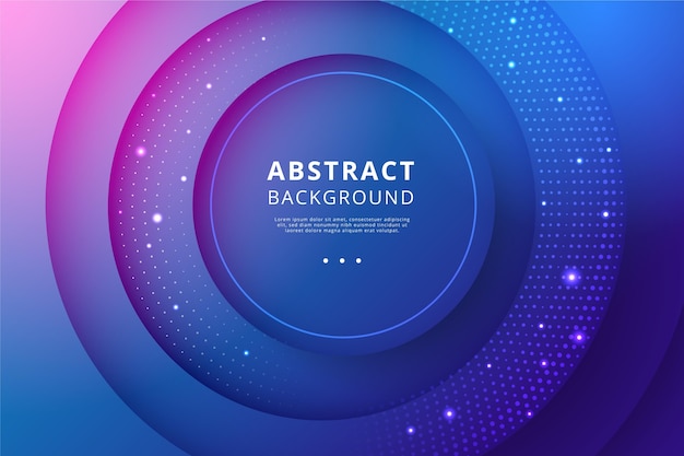 Vector abstract background with circles and dots