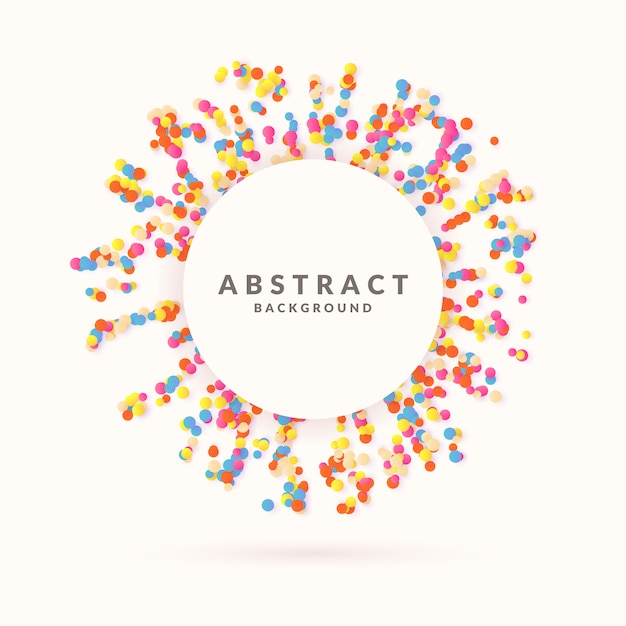 Abstract background with circles. template for design.