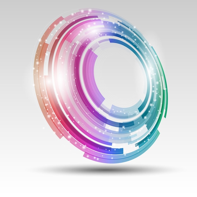 Abstract background with a circular design