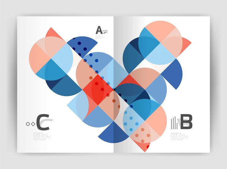 Vector 색상 삼각형 연례 보고서 인쇄 배경이 있는 추상 배경 워크플로 레이아웃 다이어그램 번호 옵션 또는 웹 디자인을 위한 벡터 디자인