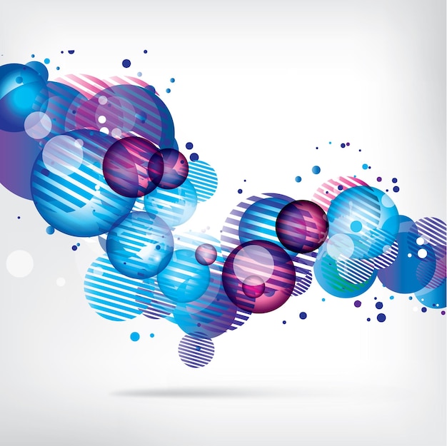 Abstract background with colored elements abstract vector illustration with background