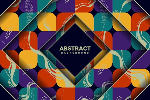 Vector abstract background with colorful concept