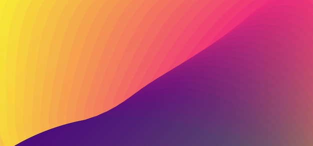 Abstract background with colorful dynamic wave