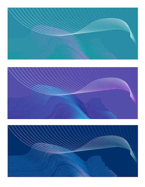 カラフルな動的波線と粒子の抽象的な背景デザインに適したイラスト