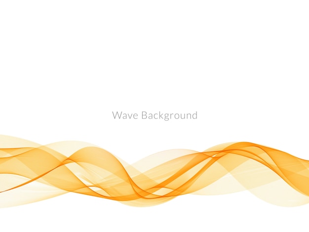 Abstract background with colorful flowing wave design vector