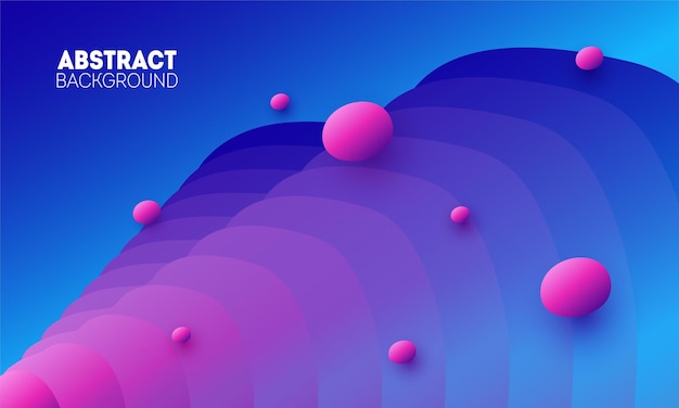 Abstract background with colorful gradient shapes