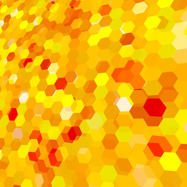 Vector abstract background with colorful hex polygons