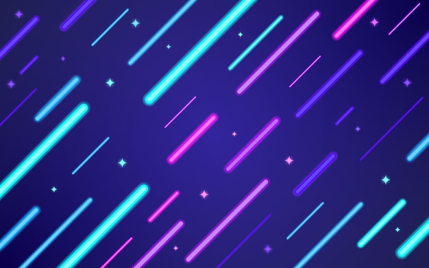 Vector abstract background with colorful light