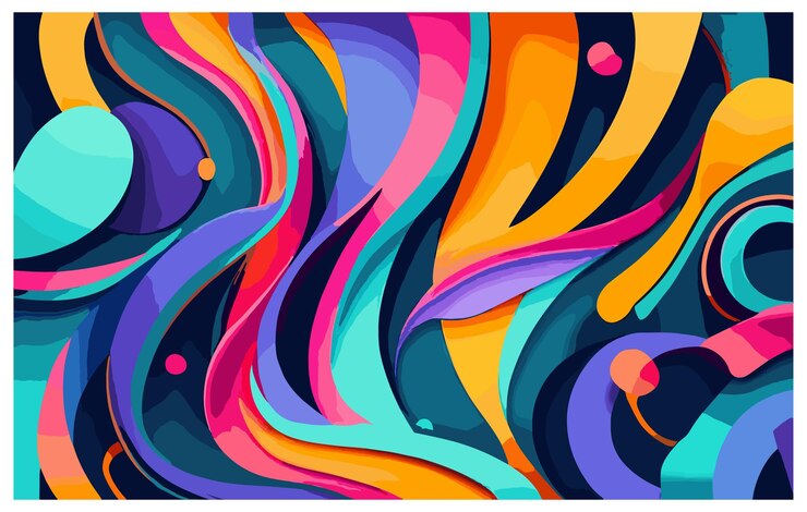 Vector アブストラクトの背景は色とりどりのベクトルイラスト eps 10