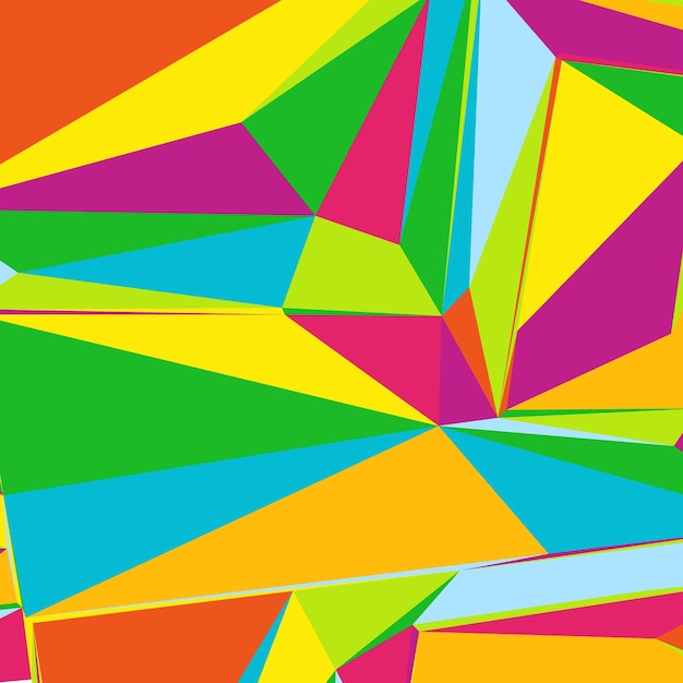 Abstract background with colorful triangles for magazines booklets or mobile lock screen