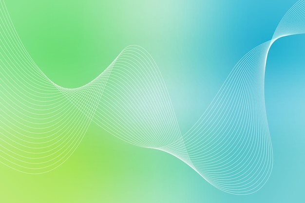 Abstract background with curved wavy lines Vector illustration for design Wave from lines