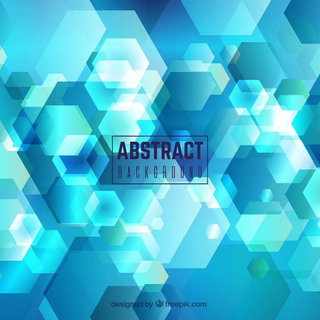 Abstract background with different shapes