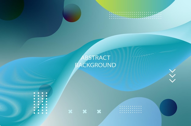 Abstract background with dinamic gradient wave