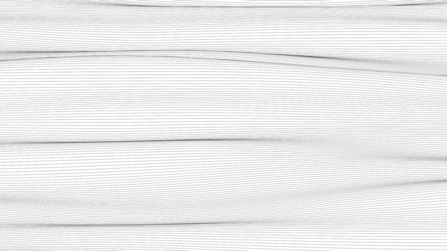 abstract background with distorted line shapes on a white background monochrome sound line waves