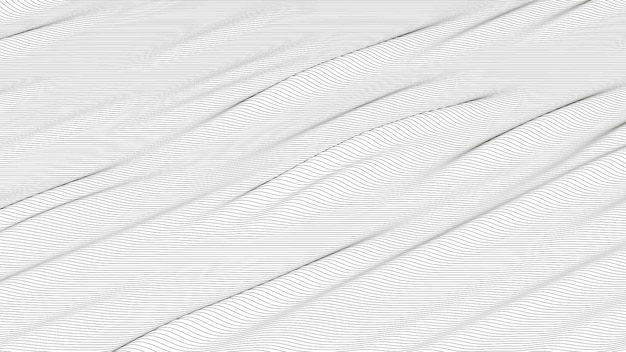 Vector abstract background with distorted line shapes on a white background monochrome sound line waves