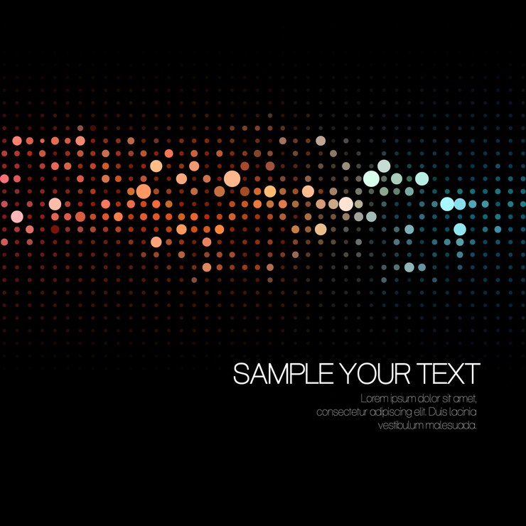 Vector abstract background with dots