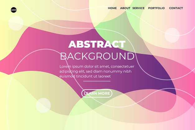 Abstract background with dynamic effect motion vector illustration trendy gradients