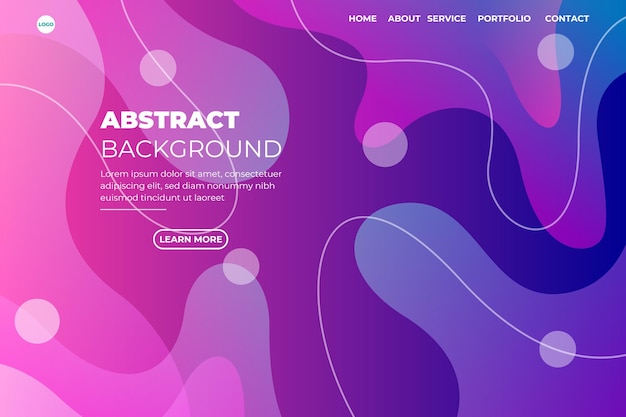 Abstract background with dynamic effect Motion vector Illustration Trendy gradients