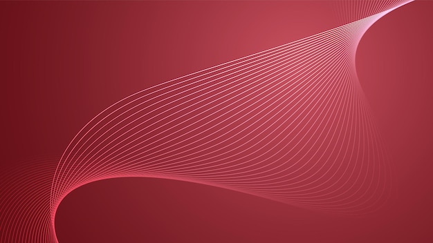 Abstract background with dynamic flowing lines