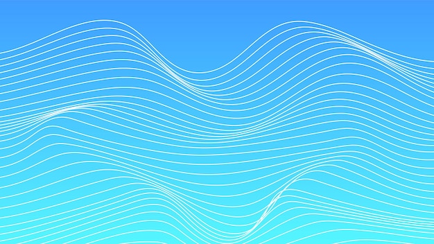 Abstract background with dynamic flowing lines