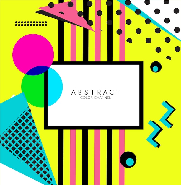 Abstract background with dynamic linear waves Vector illustration in flat minimalistic style
