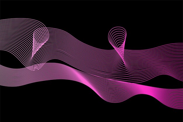 Abstract background with dynamic lines