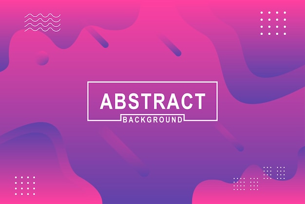 Abstract background with dynamic liquid shapes