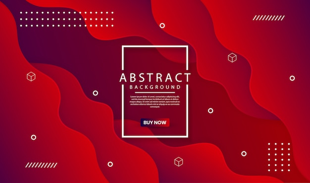 Abstract background with dynamical colored forms and waves