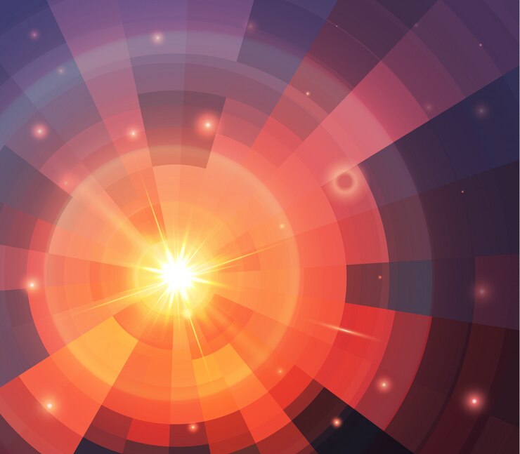 Vector abstract background with flare.