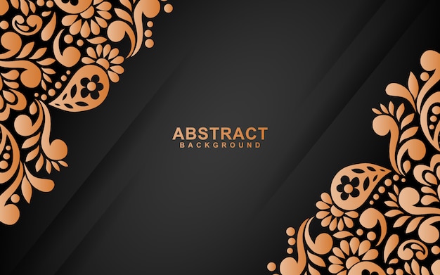 Abstract background with floral style