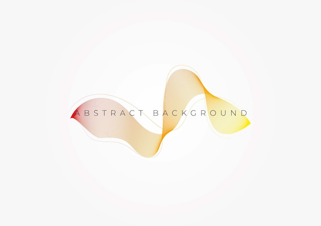 abstract background with fluid line wave