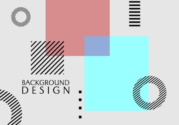 Vector abstract background with geometric elements techthemed trendy design