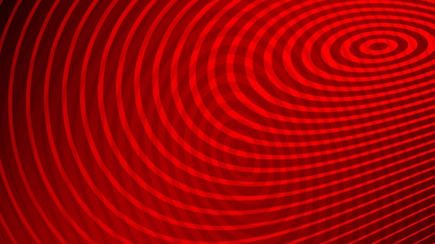 Vector abstract background with geometric halftone design in red color