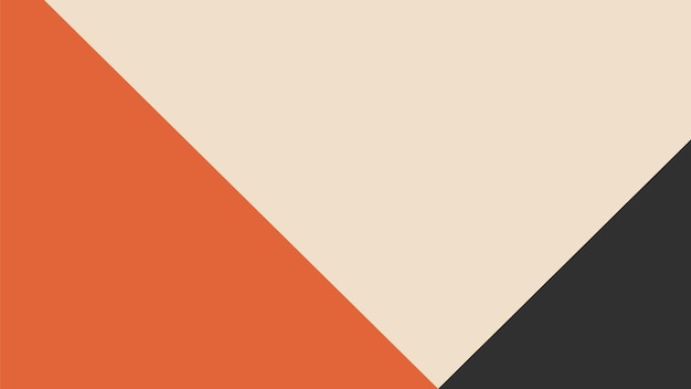 Vector abstract background with geometric shapes in orange and brown colors modern minimal style vector i