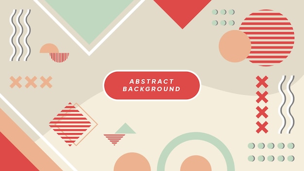 Vector abstract background with geometric shapes