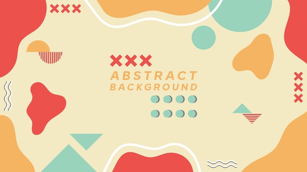 Vector abstract background with geometric shapes