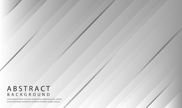 Abstract background with geometric white and gray gradient color. Modern background style with diagonal shapes