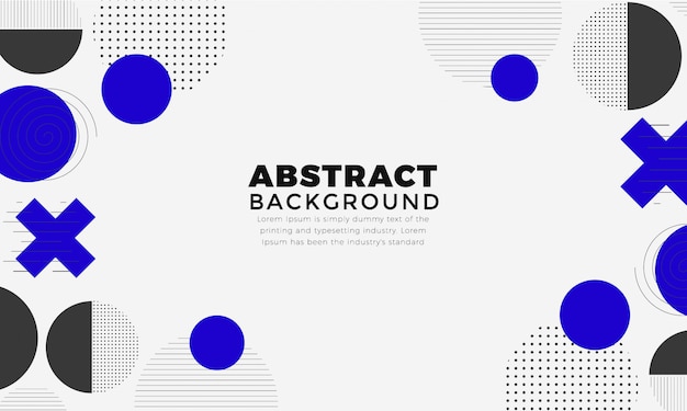 Abstract background with geometrical figures