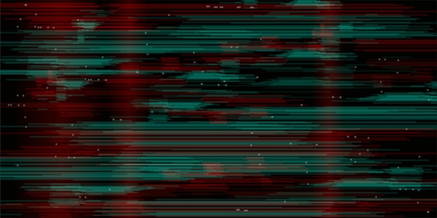 Vector abstract background with glitch effect