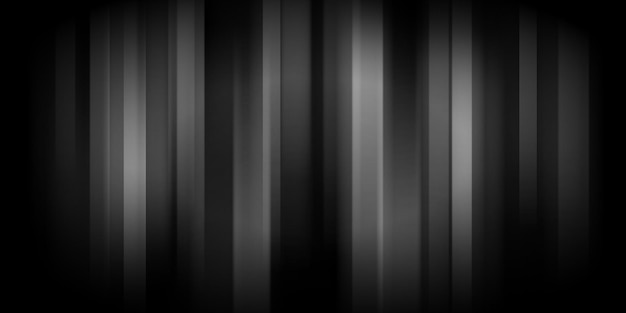 Abstract background with glowing vertical stripes in black and gray colors