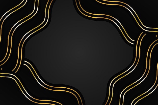 Abstract Background With Gold Gradient Color